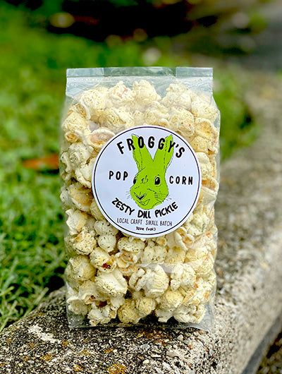 Froggy's Popcorn Flavor of the Month - Zesty Dill Pickle