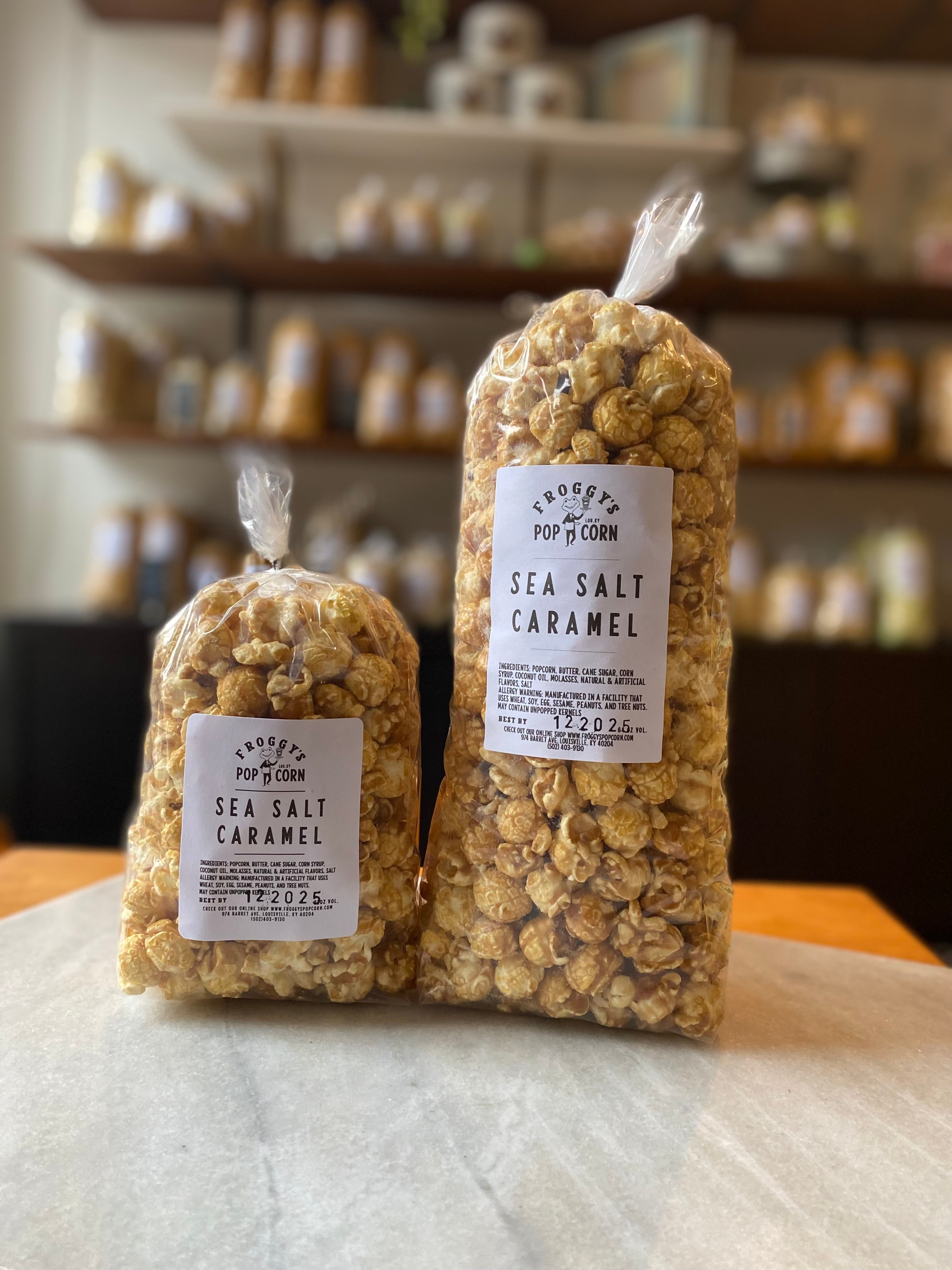 Salted Caramel Gourmet Popcorn - Froggy's Popcorn