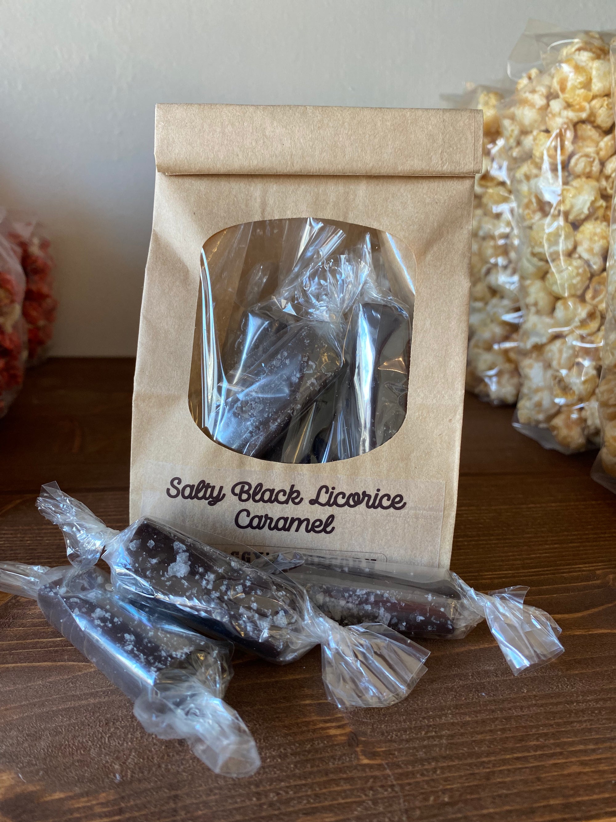 Salty Black Licorice Caramel